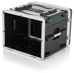 Gator Cases GR-8L Standard Molded 8U Audio Rack Case 19″ Deep - Hollywood DJ