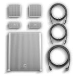 LD Systems CURV500AVSW Portable Array System AV Set Including Speaker Cables - White - Hollywood DJ