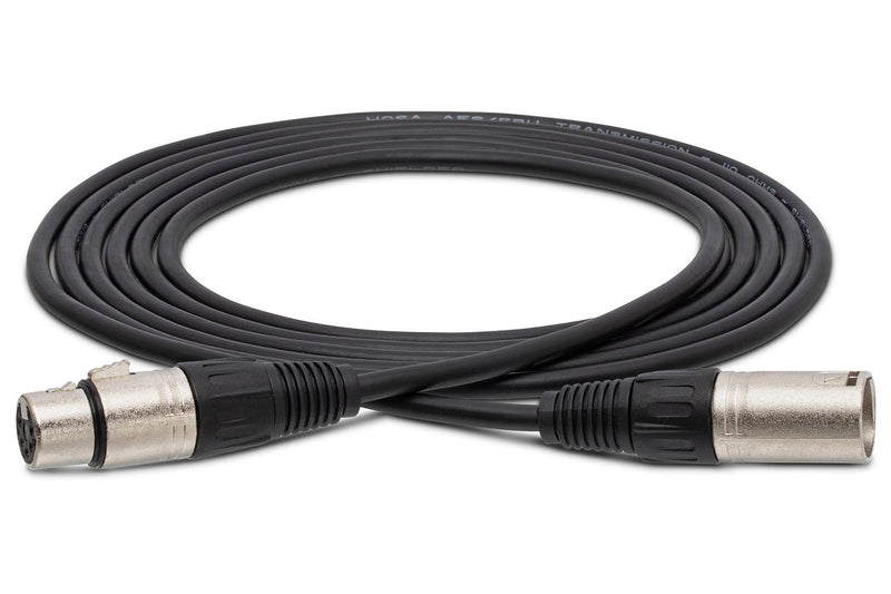 Hosa DMX-510, XLR5M to XLR5F Cable - 10 Feet - Hollywood DJ