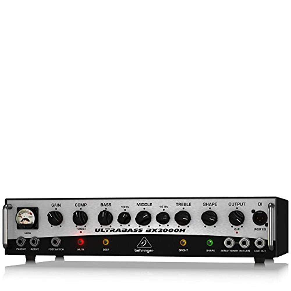 Behringer BX2000H, 2000 Watt Class-D Bass Amplifier - Hollywood DJ