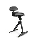Gravity FM SEAT1 BR, Height Adjustable Stool with Foot and Backrest - Hollywood DJ