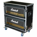 Odyssey FZGAMPHEAD2X2W Dual Guitar Amp Head Flight Case - Hollywood DJ
