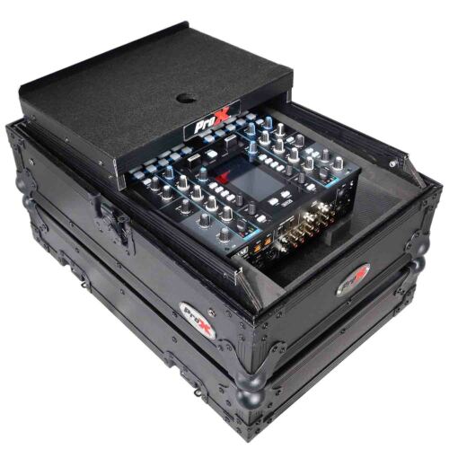 ProX XS-RANE-72-LTBL-MK2 DJ Mixer Road Case With Laptop Shelf for Rane 72 and 70 - 11" - Hollywood DJ