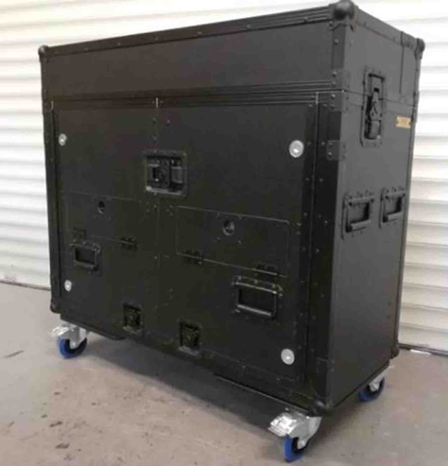 ProX XZF-YPM5 RIVAGE D2X1U Flip-Ready Easy Detachable Retracting DJ Case for Yamaha PM5 RIVAGE Console - Hollywood DJ