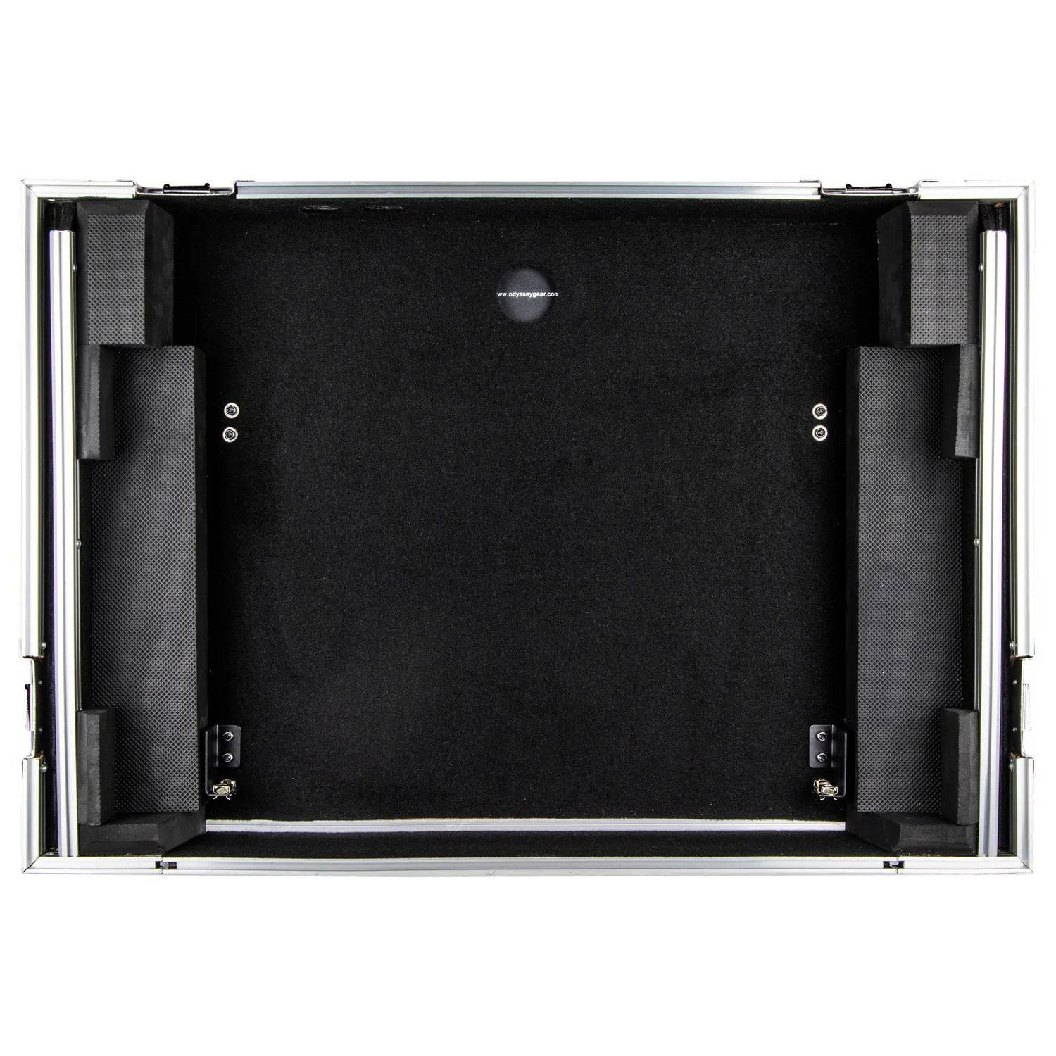 Odyssey FZGSPIDDJ8001, Pioneer DDJ-800 Flight Case With Bottom 1U Rack Space And Glide Platform - Hollywood DJ
