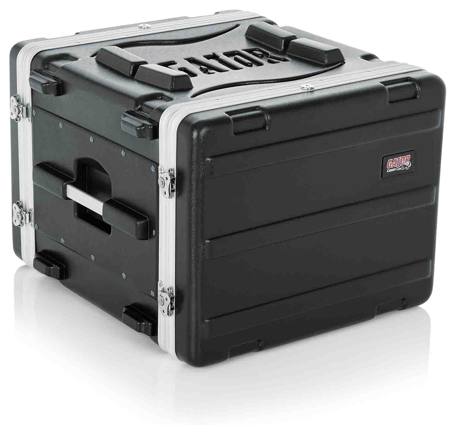 Gator Cases GR-8L Standard Molded 8U Audio Rack Case 19″ Deep - Hollywood DJ