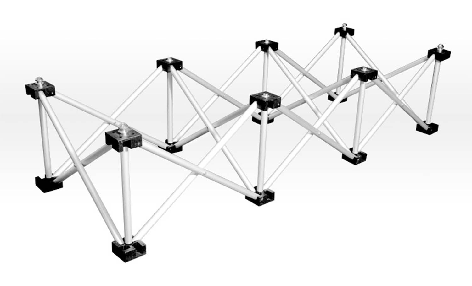 Intellistage ISSTEP4X8, 8 Inches High Step Riser for 4x4 Folding Stage Platform - Hollywood DJ