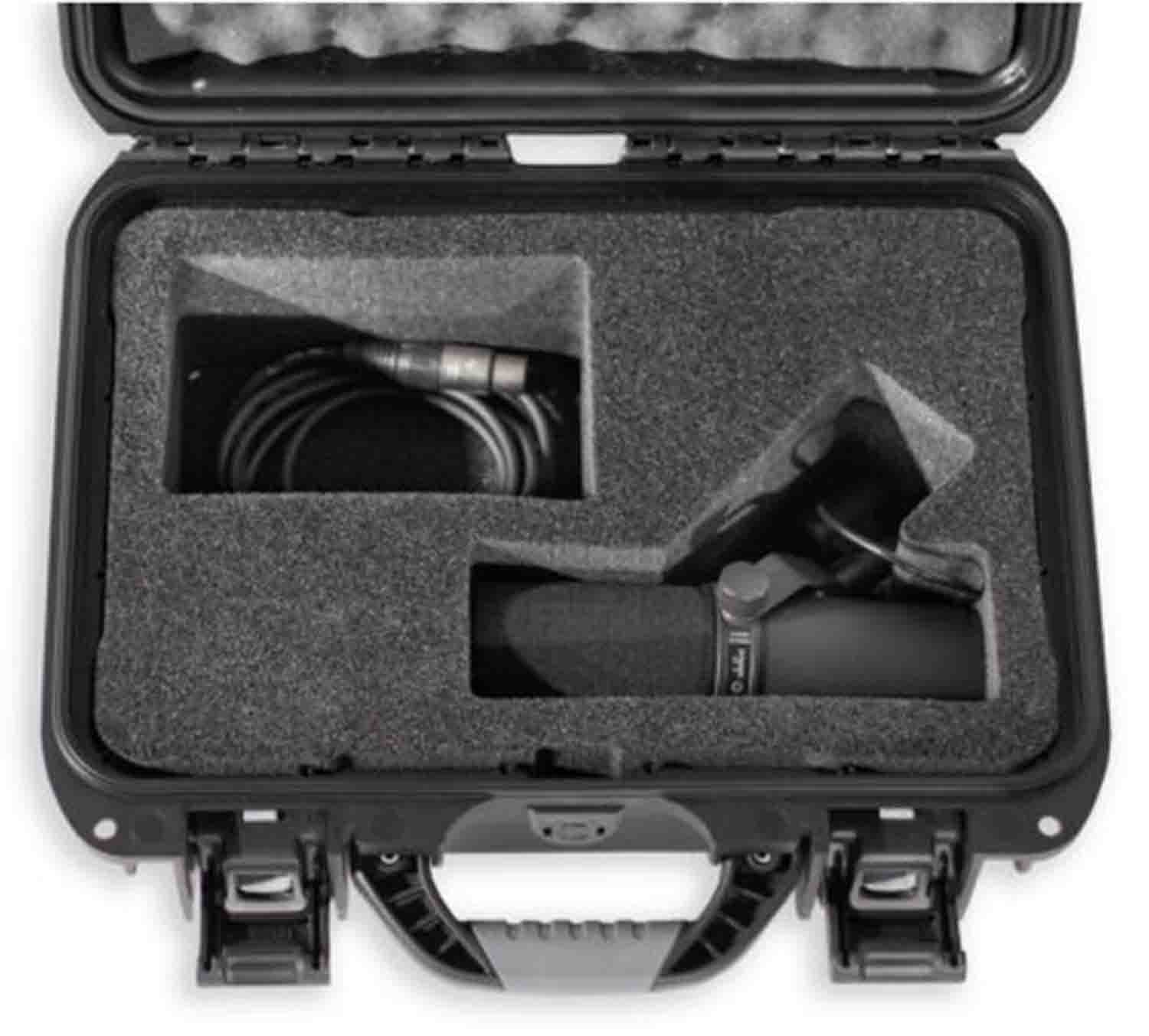 Gator GWP-MIC-SM7B Titan Series Case for Shure SM7B Microphone and Cable - Hollywood DJ