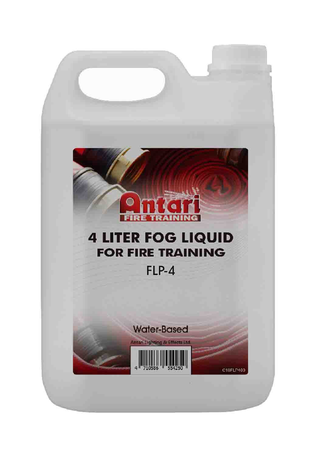 Antari FLP-4 Fire Training Fog Fluid - 4L Bottle - Hollywood DJ
