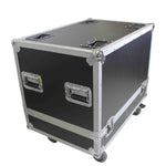 ProX X-RCF-HDL6ALAX4W, Line Array Flight Case for 4 RCF HDL6-A HDL26-A Speakers with Wheels - Hollywood DJ