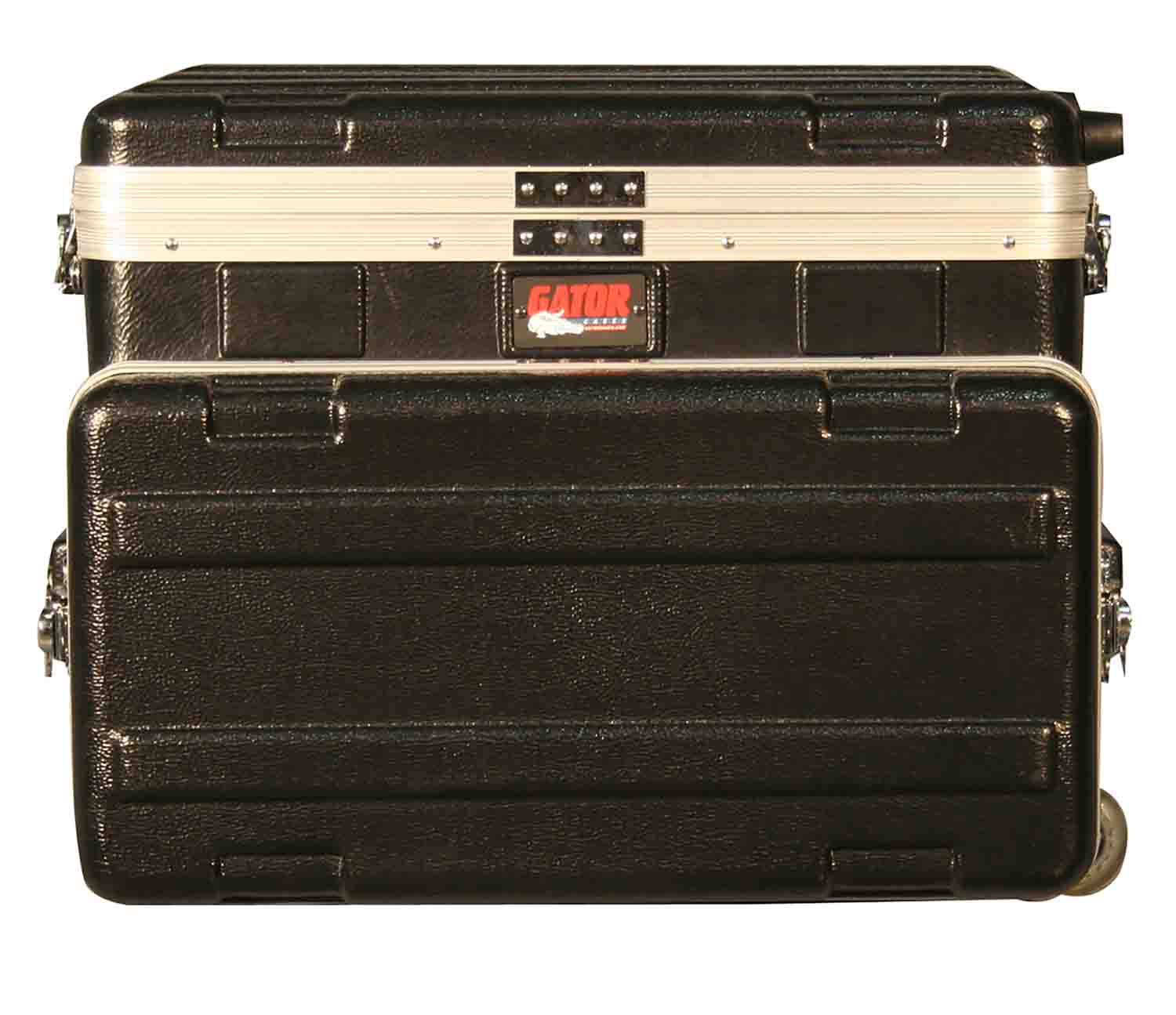 Gator Cases GRC-STUDIO4GO-W, ATA Molded PE Case for Laptop Over 4-Space Rack with Wheels - Hollywood DJ
