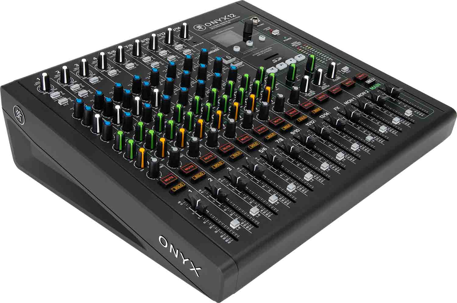Mackie Onyx12, 12 Channel Premium Audio Mixer with Multitrack USB - Hollywood DJ
