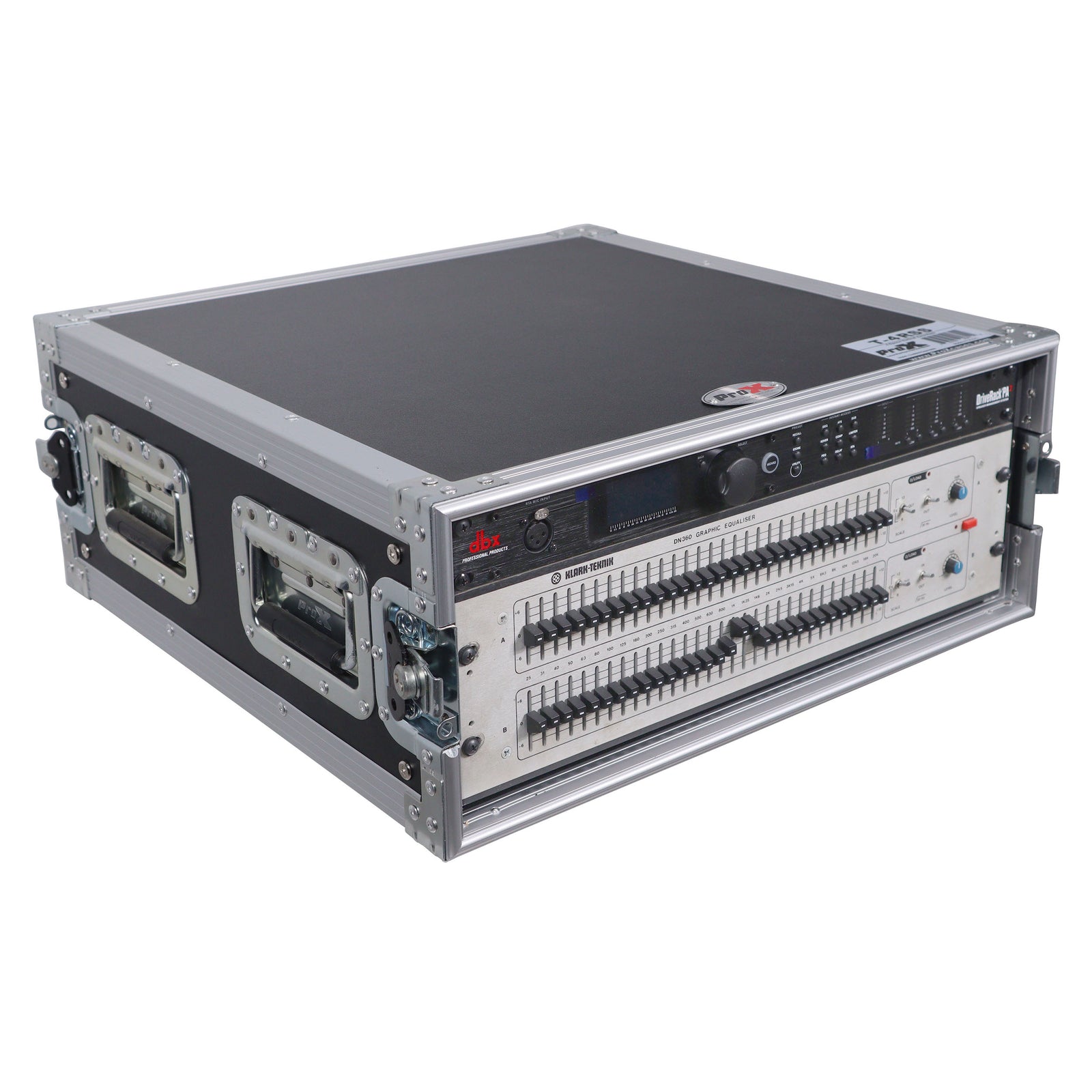 ProX T-4RSS 4U Space Amp Rack Mount ATA Style Flight Case - 19 Inch Depth by ProX Cases