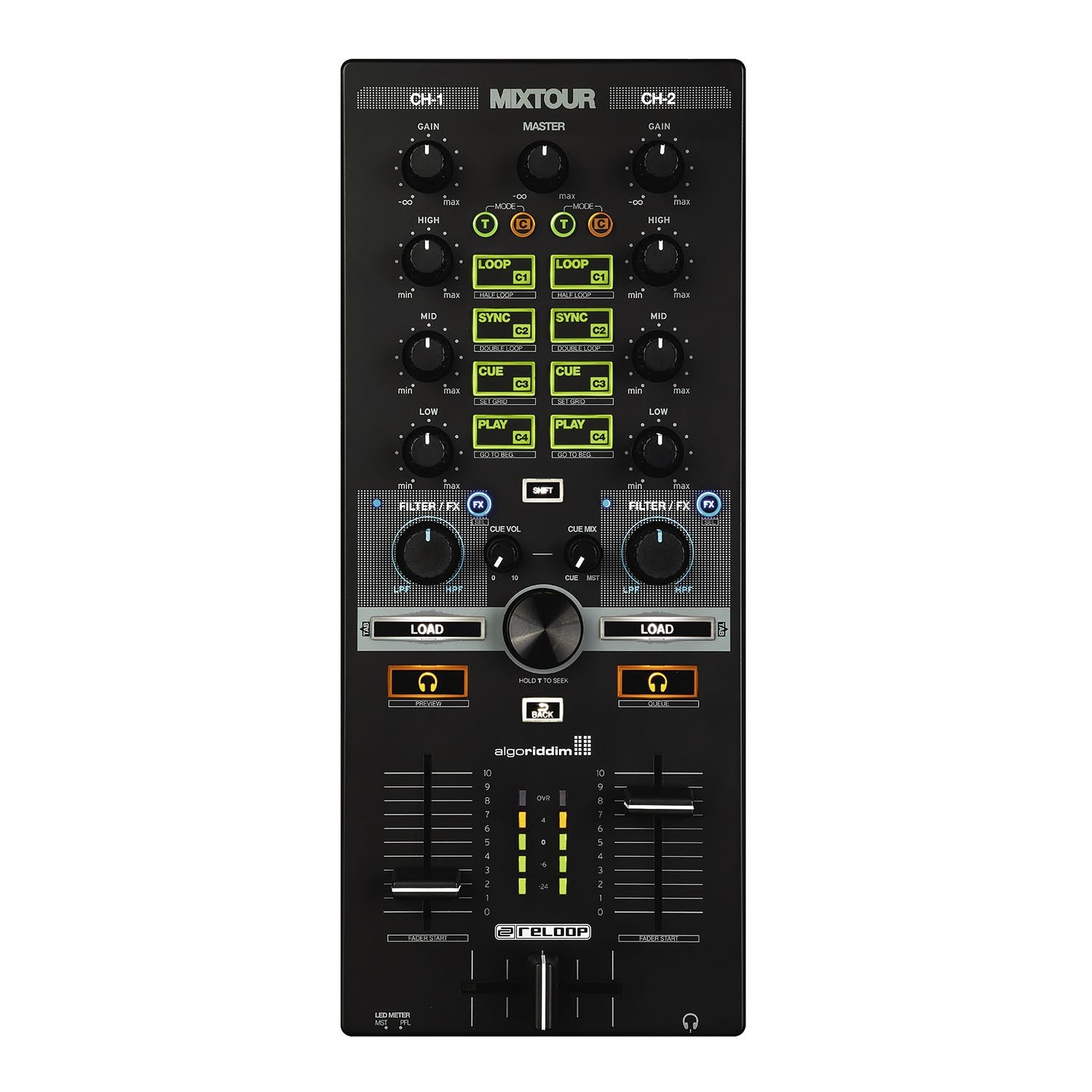 B-Stock: Reloop MIXTOUR, Sleek and Powerful Controller For IOS, Android and Laptop - Hollywood DJ