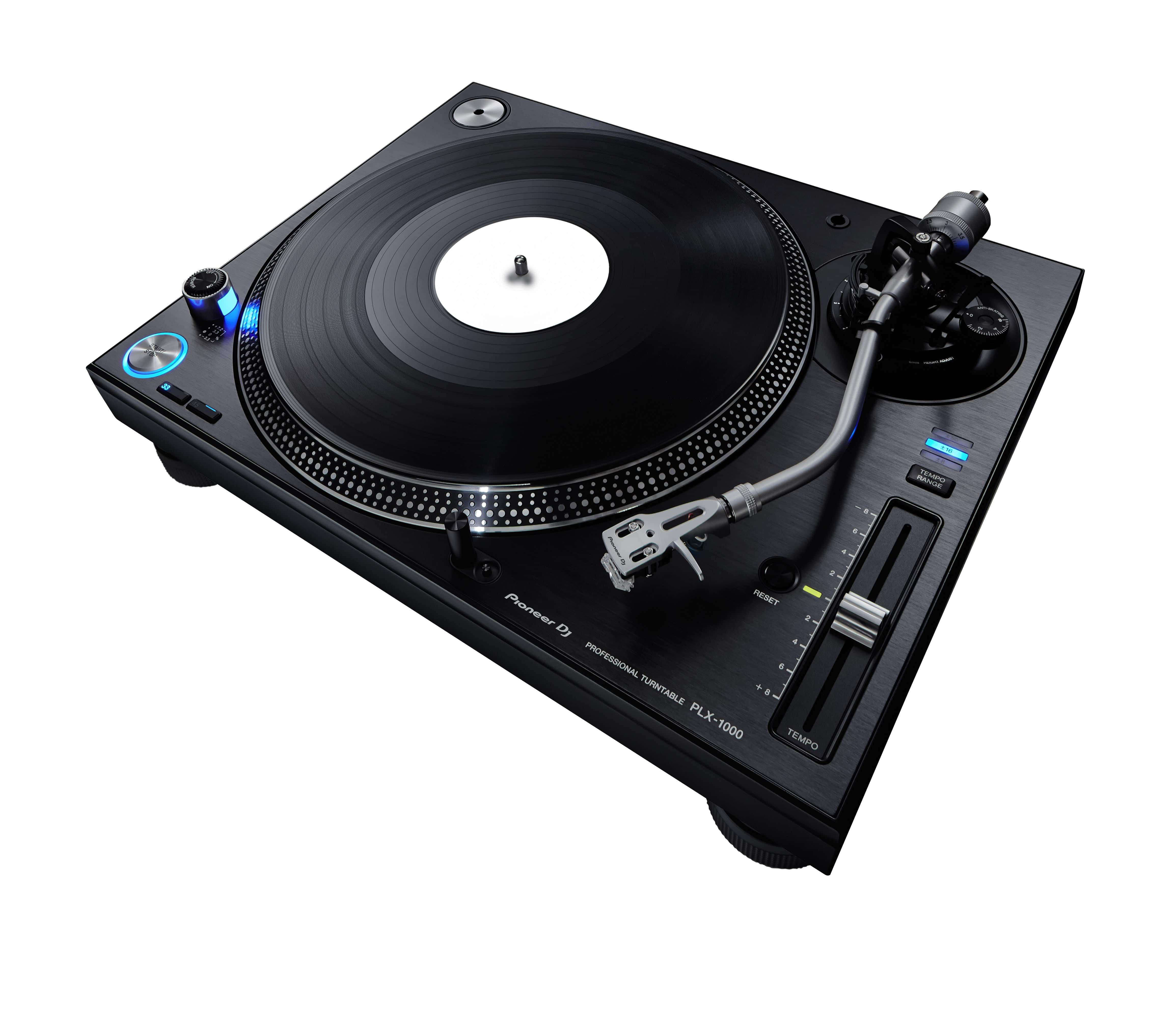 Pioneer DJ PLX-1000 DJ Turntable with Decksaver DS-PC-SL1200 Protection Cover - Bundle - Hollywood DJ