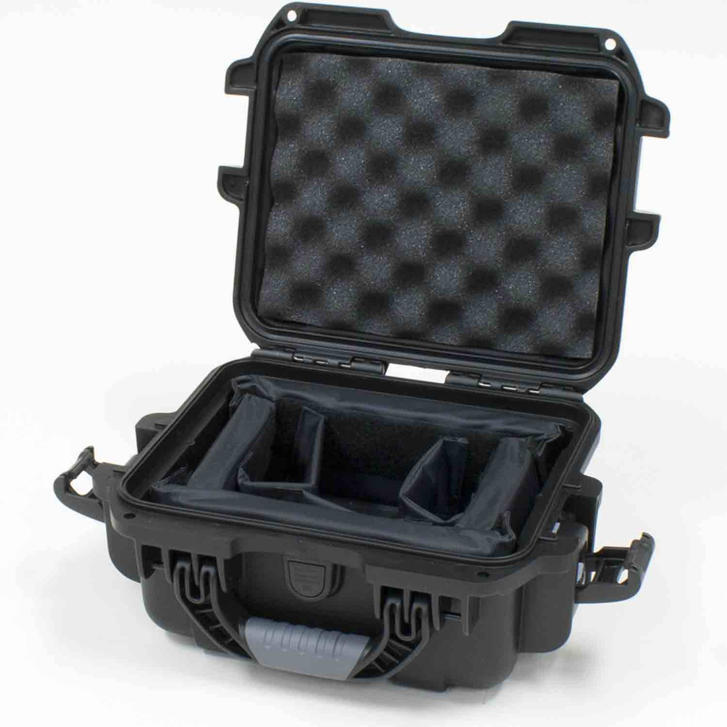 Gator Cases GU-0907-05-WPDV Waterproof Injection Molded Case with Divider System - 9.4″X7.4″X5.5″ - Hollywood DJ