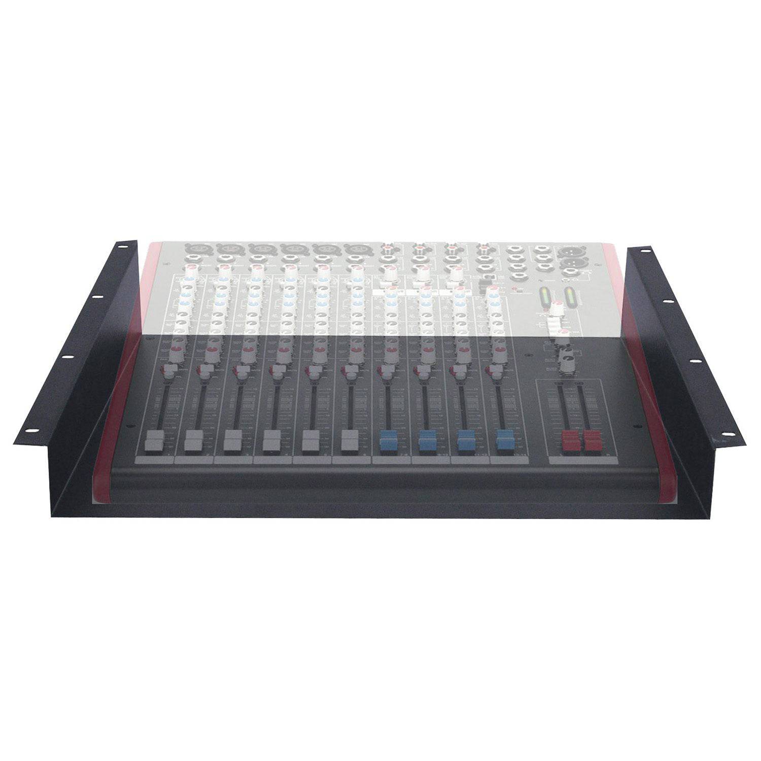 Odyssey ARTCA 19 Inches Rack Mountable Angled Top 10U Shelf - Hollywood DJ