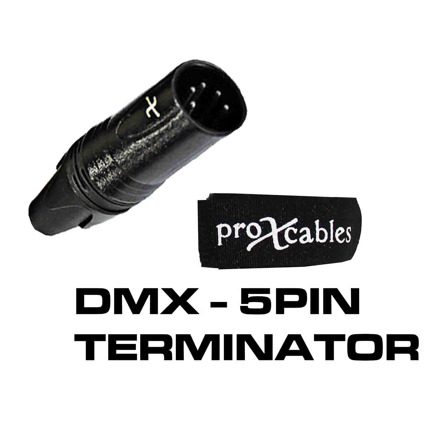 ProX XC-DMX5PTR, DMX 5PIN Terminator - Hollywood DJ