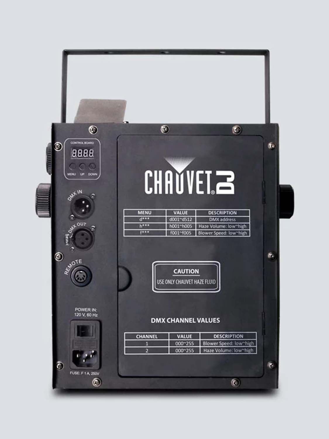 Chauvet DJ HHAZE2D Hurricane Haze 2 Water-Based Haze Machine - Hollywood DJ