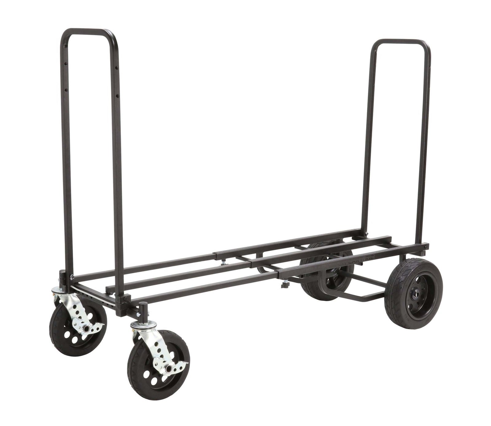 Rock N Roller R12STEALTH 8-in-1 Folding Multi-Cart/Hand Truck/Platform Cart - Hollywood DJ