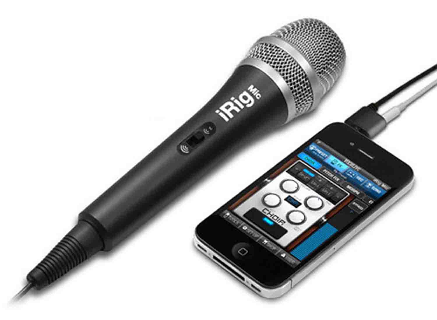 IK Multimedia iRig Mic Handheld Condenser Microphone - Hollywood DJ