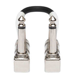 Hosa CPE-118, Right Angle to Right Angle Guitar Patch Cable - 18 Inch - Hollywood DJ