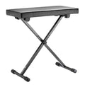 K&M 14065 X-Style Keyboard Bench - Black - Hollywood DJ