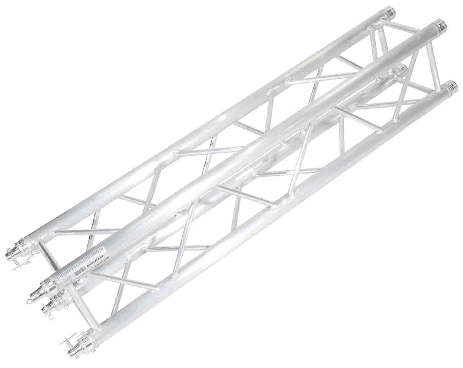 ProX KT-SQ492TOTEMTCX2 K-Truss 4.92 Lightweight Square Truss Totem Package Includes White Scrim, Top Plate and Base Plate - Hollywood DJ