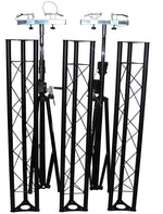 ProX T-LS35C Lighting System Triangle Truss with Crank Up System 5ft ,10ft ,15ft Wide - Hollywood DJ