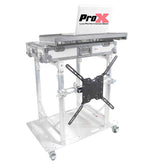 ProX XT-MMDJTV01, Modular Mobile Media DJ Station Booth for ProX XT-GRU Rapid Grid Modular System - Hollywood DJ