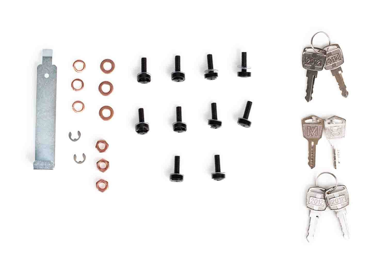 Gator Cases GRW2009509, 9U Sectional Wall Rack with Glass Door - 21″ Deep - Hollywood DJ