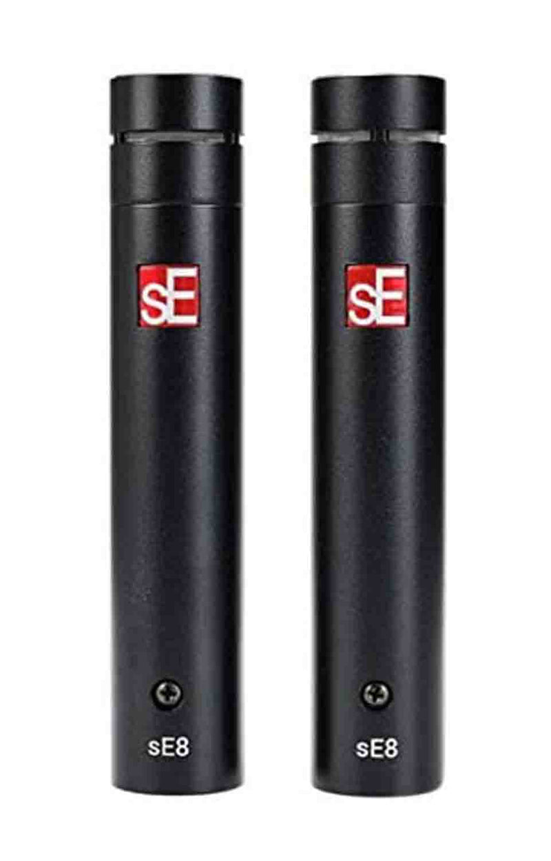 sE Electronics sE8-P Microphone Gold Sputtered Diaphragm with Mounting and Case - Pair - Hollywood DJ