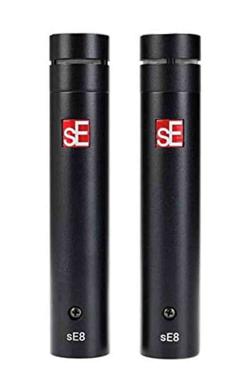 sE Electronics sE8-P Microphone Gold Sputtered Diaphragm with Mounting and Case - Pair - Hollywood DJ