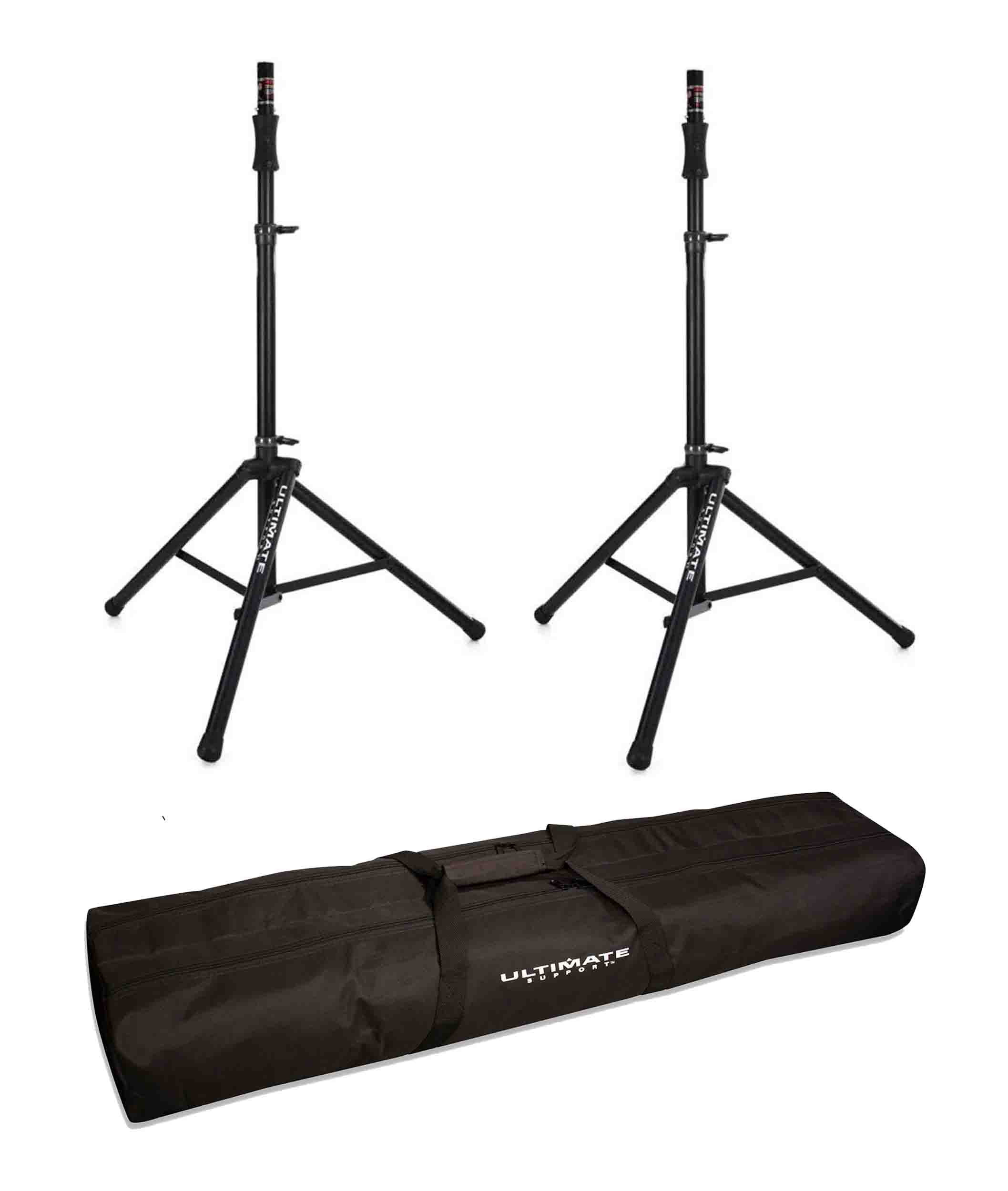 Ultimate Support Package with TS-100B Aluminum Tripod Speaker Stand and Carry Bag - Hollywood DJ