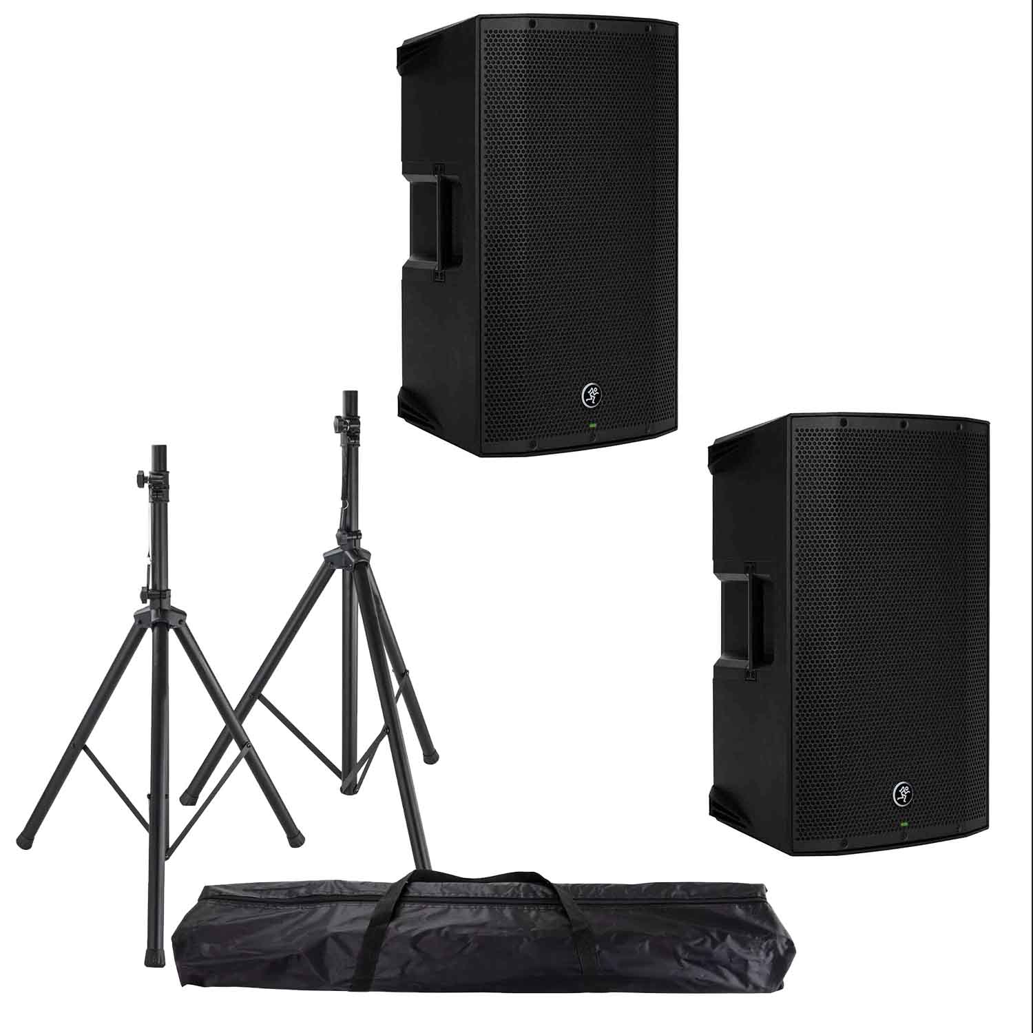 Mackie Thump 12A Speaker Package with Stands - Hollywood DJ