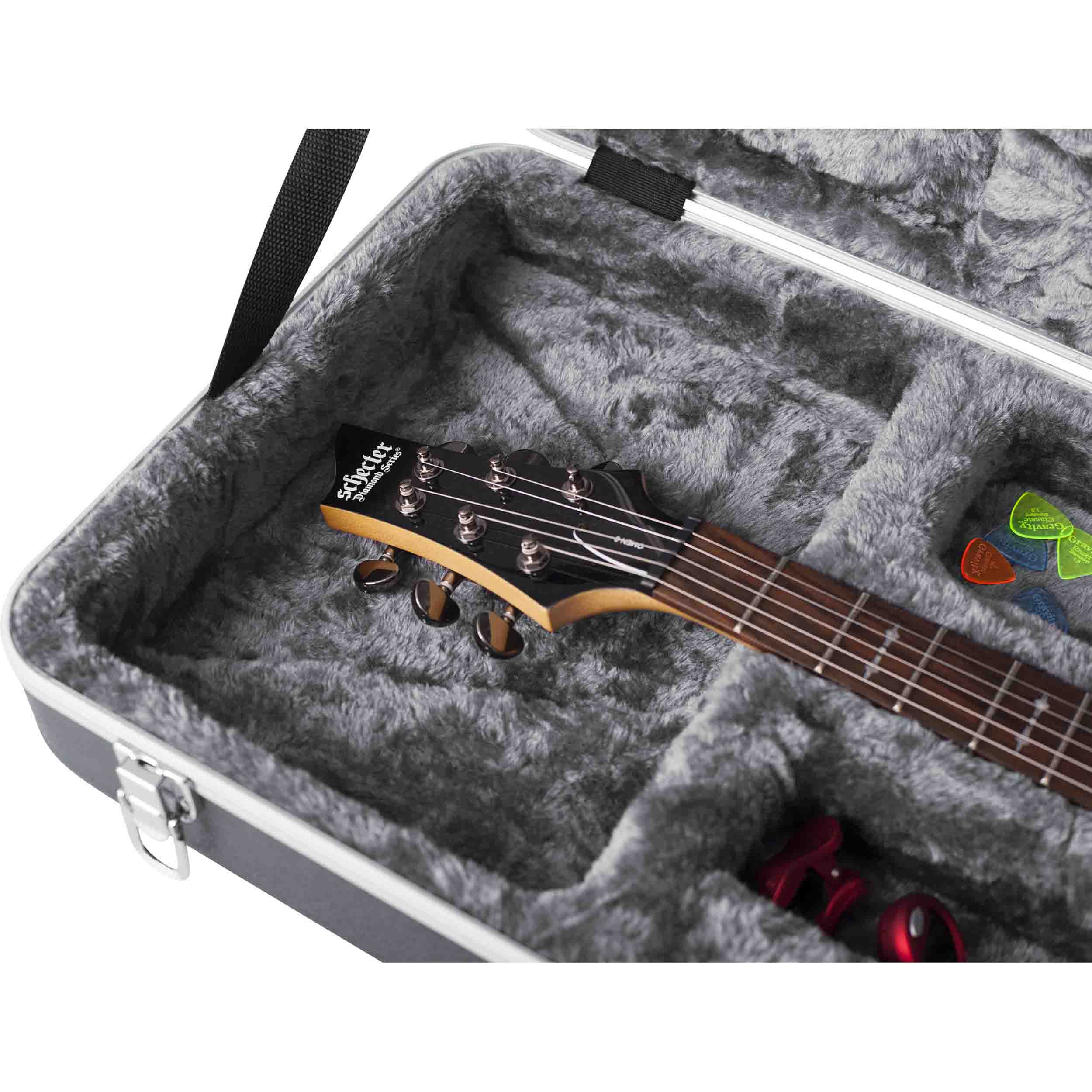 Gator Cases GC-ELECTRIC-LED Deluxe Molded Guitar Case for Electric Guitar - LED EditionGC by Gator Cases