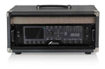 Gator Cases GR-RETRORACK-4BK Vintage Amp Vibe Rack Case - 4U Black - Hollywood DJ