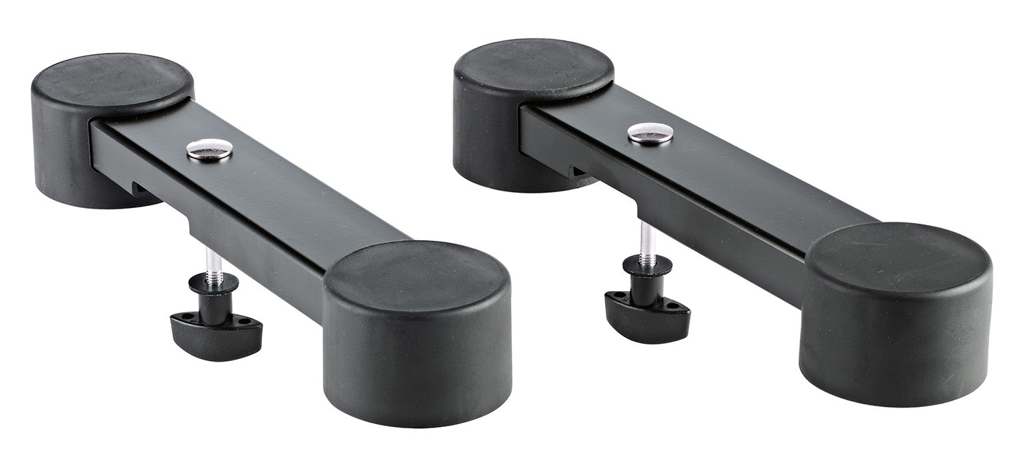 K&M 18827 Stage Piano Support Arms for Omega Stands - Black - Hollywood DJ