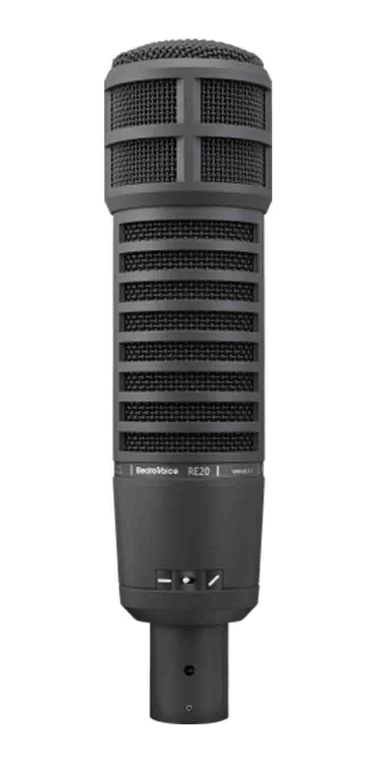 Electro-Voice RE20-BLACK, Broadcast Announcer Microphone with