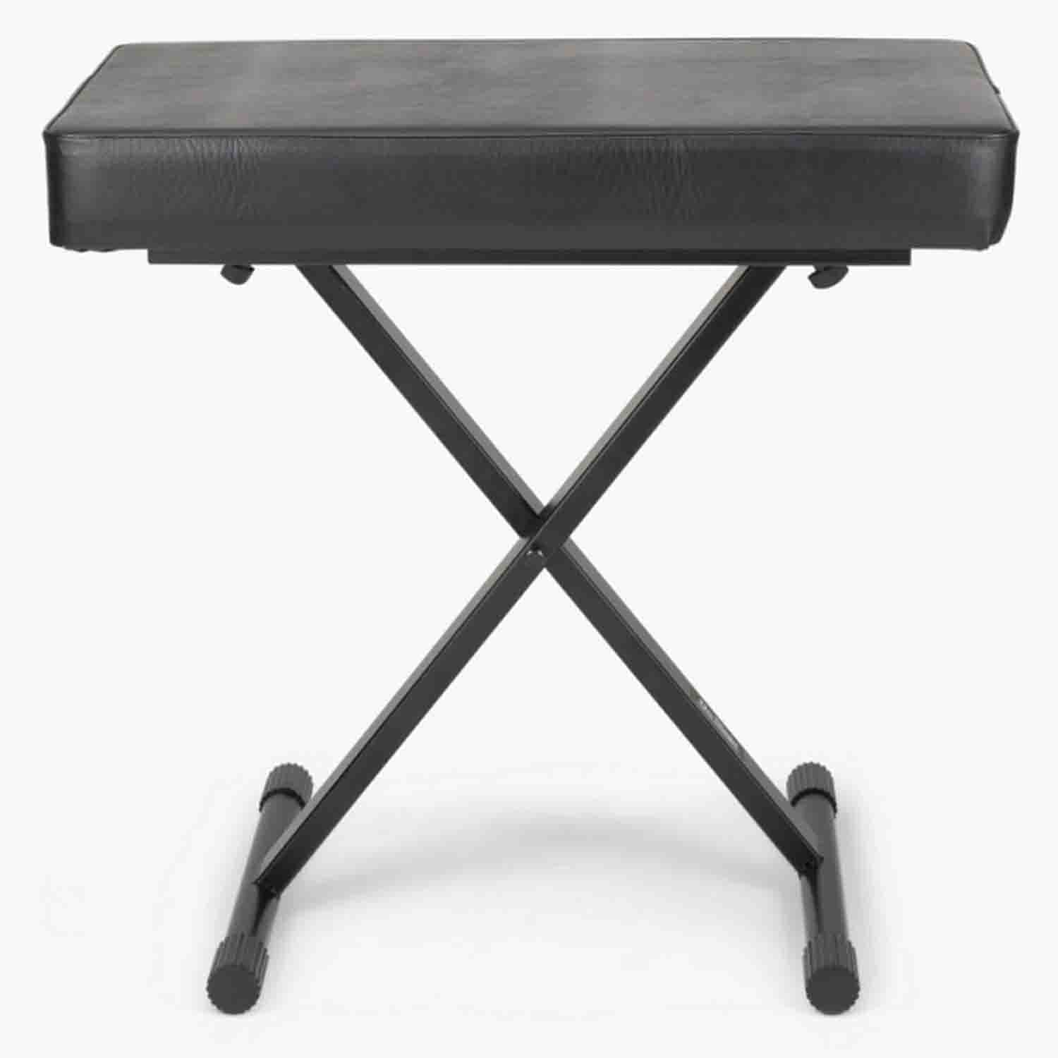 OnStage KT7800+ Deluxe X-Style Keyboard Bench - Hollywood DJ