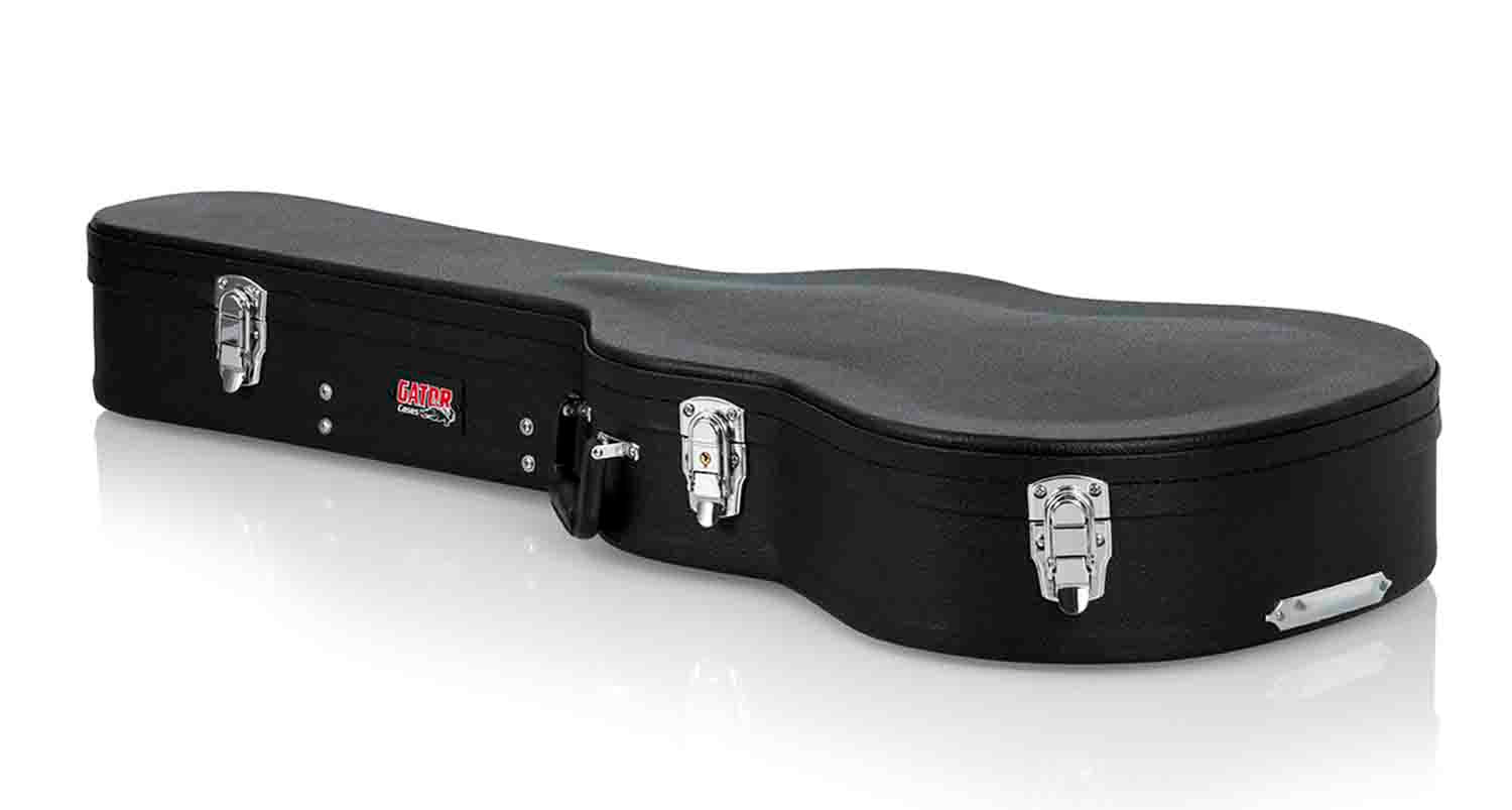 Gator Cases GWE-ACOU-3/4 Hard-Shell Wood Case for 3/4-Size Acoustic Guitars - Hollywood DJ