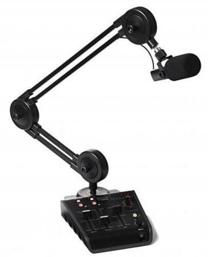 Miktek ProCast SST USB Broadcast Microphone with Mixer Podcast Equipment - Hollywood DJ