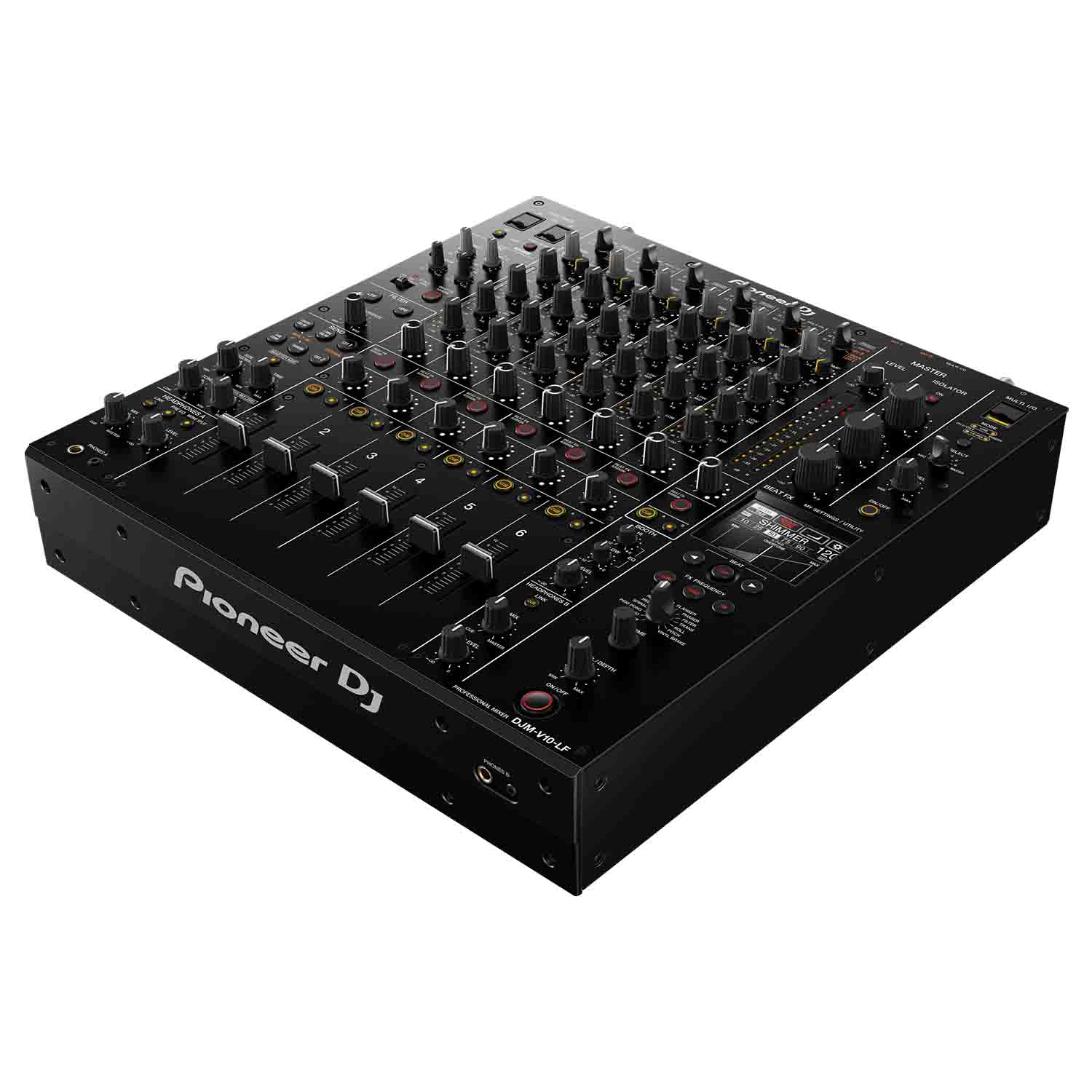Pioneer DJ DJM-V10-LF, 6-Channel Professional DJ Mixer with Long Fader Pioneer DJ