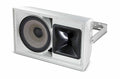 JBL AW595, High Power 2-Way All Weather Loudspeaker with 1 x 15" LF and Rotatable Horn - Gray - Hollywood DJ