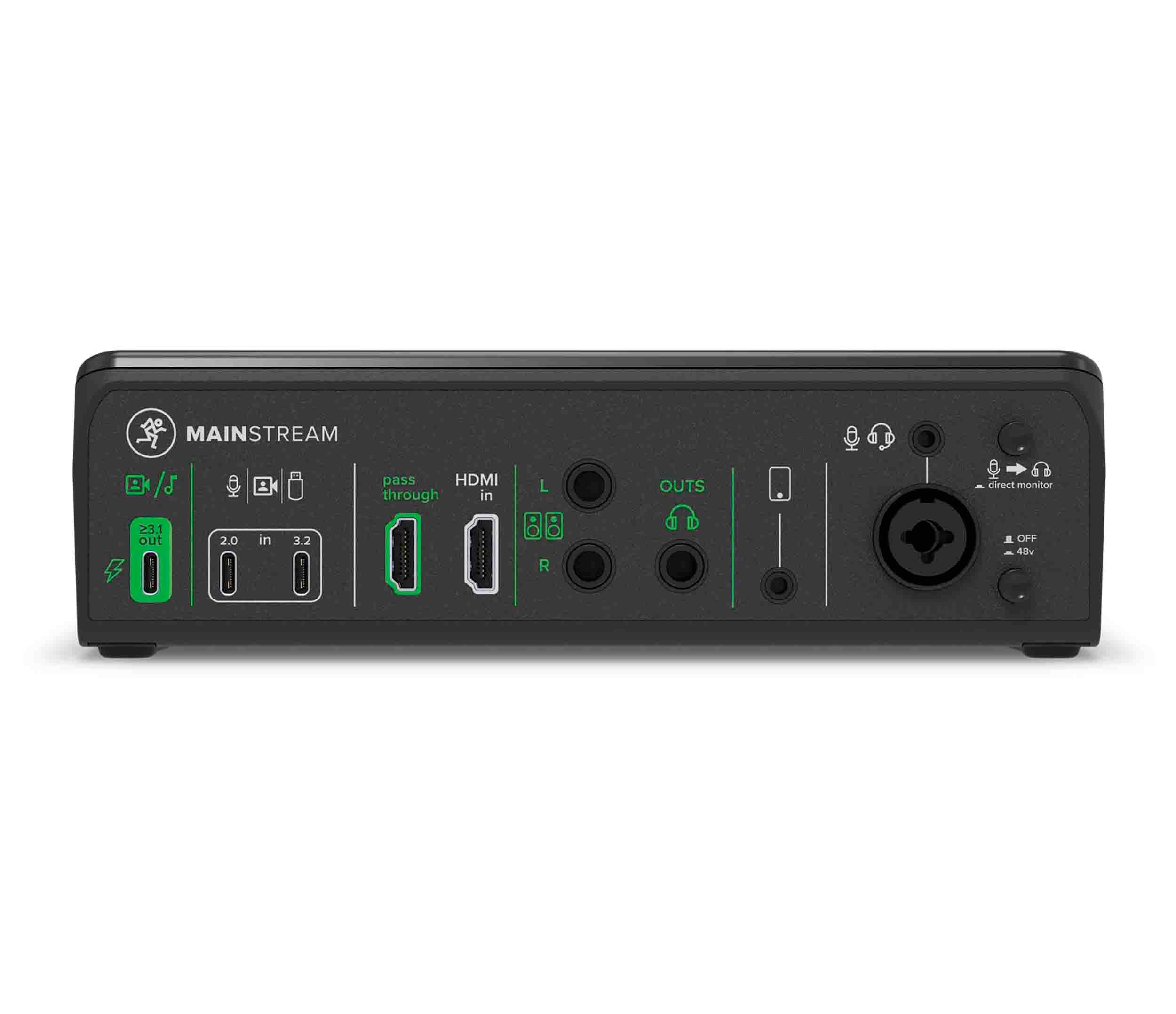 Mackie MainStream Complete Live Streaming and Video Capture Interface with Programmable Control Keys Mackie