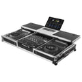 Odyssey FZGSDJMA9CDJW Glide Style DJ Coffin Flight Case with Wheels for DJM-A9 and CDJ-3000 or Similar Size Gear - Hollywood DJ