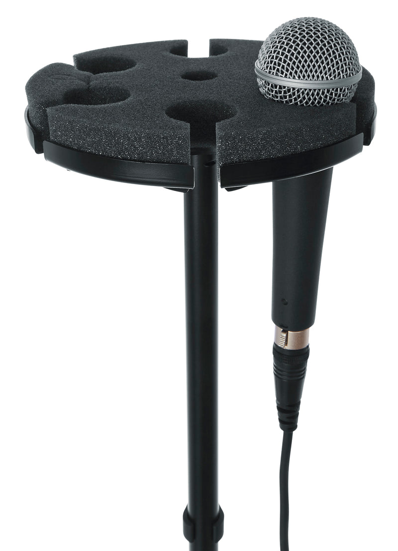 Gator GFW-MIC-6TRAY Multi Microphone Tray - Hollywood DJ