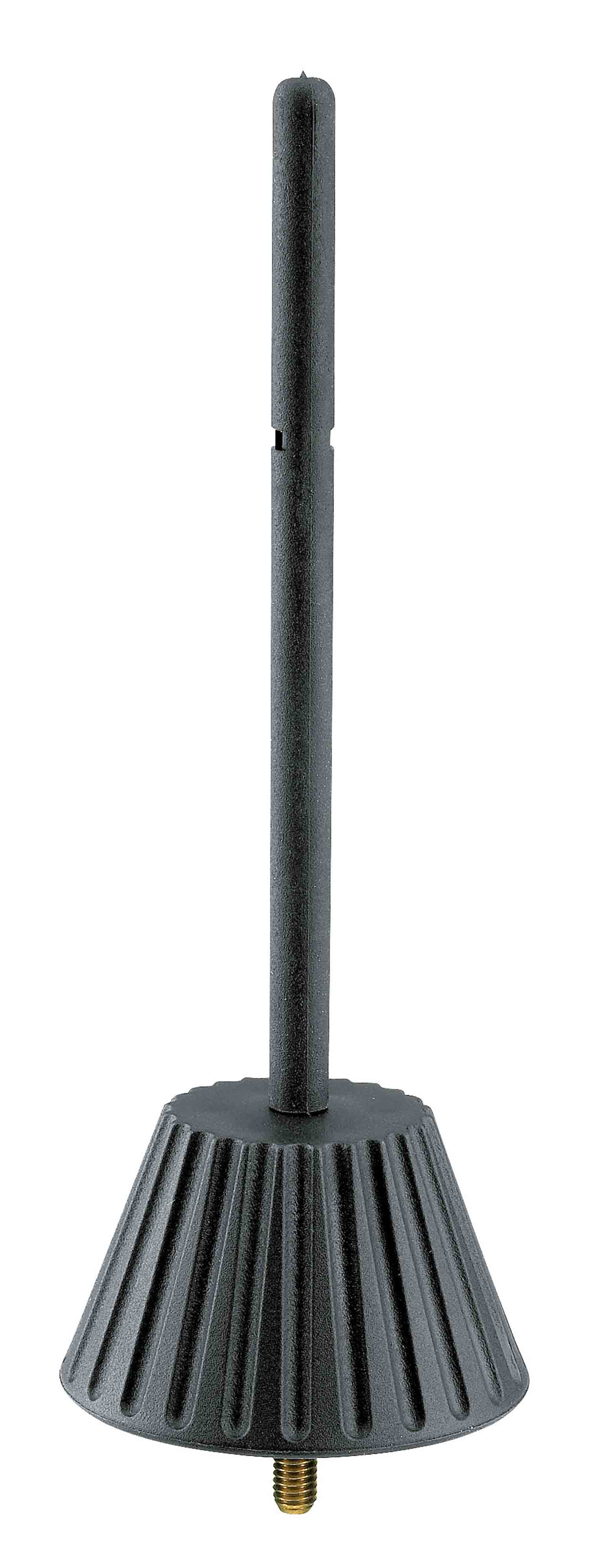 K&M 17782 Recorder Peg - Black - Hollywood DJ