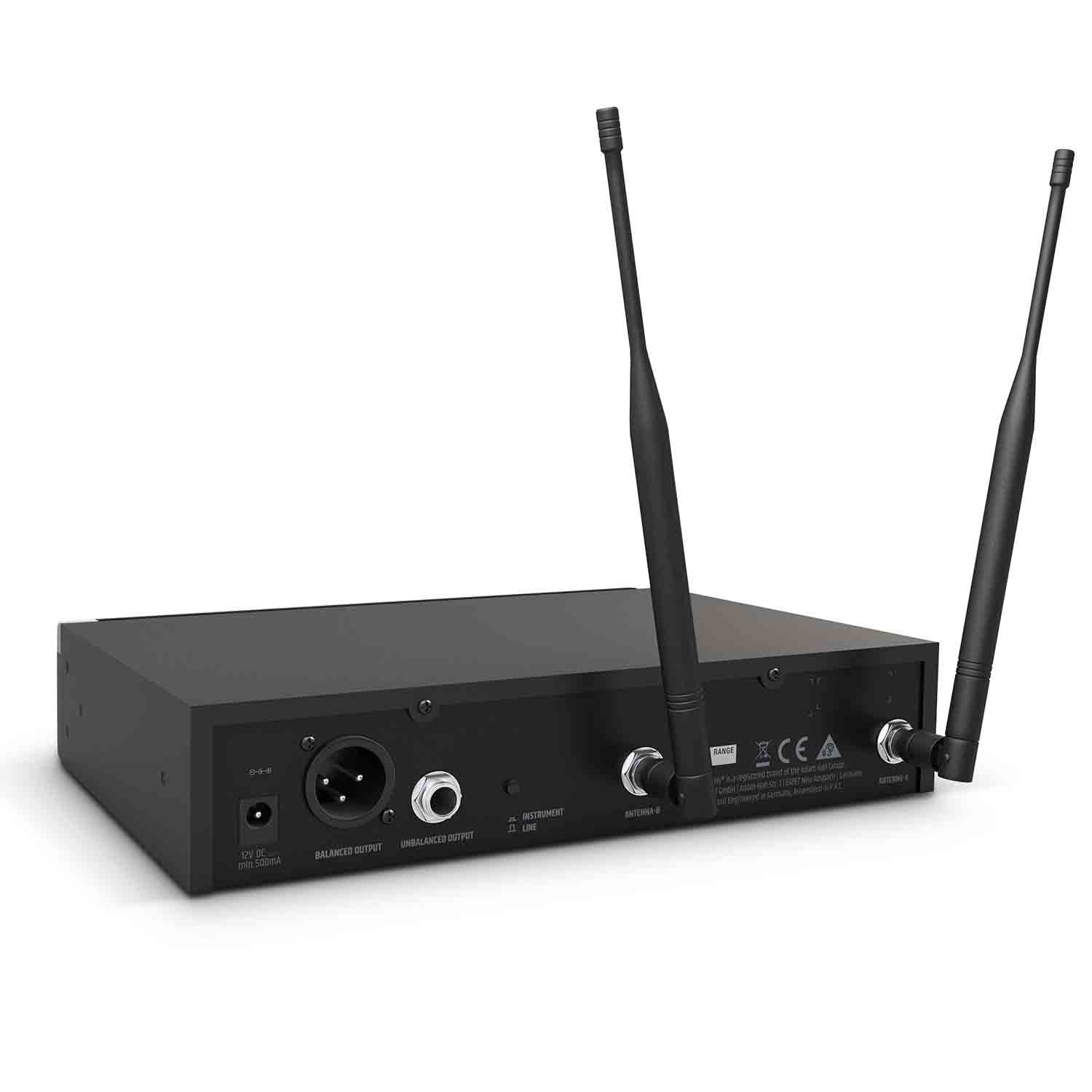 LD Systems U505 BPG Wireless Microphone System with Bodypack and Guitar Cable ( 584 – 608 MHz) - Hollywood DJ