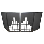 REPLACEMENT SCRIMS ProX XF-SMETERX2 Set of 2 Sound Meter Facade Enhancement Scrims - White Print on Black by ProX Cases